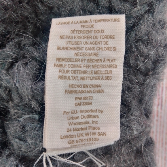 FP Oversized Cable Knit Mohair Chunky Sweater XS - Picture 16 of 16